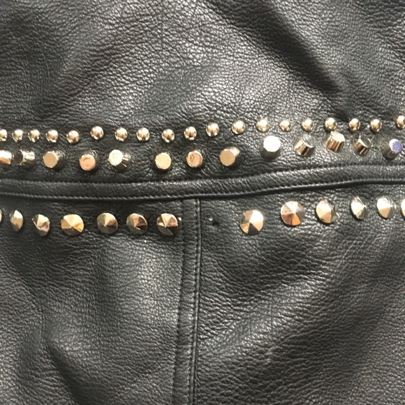 NWT fancy studded leather jacket - Picture 4 of 4